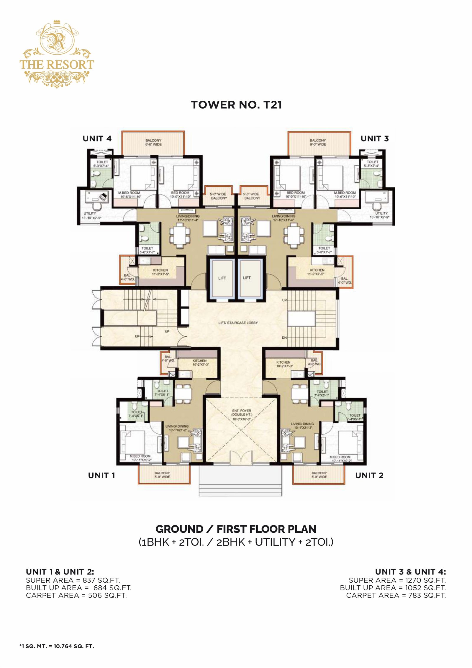 T21 Ground First floor plan